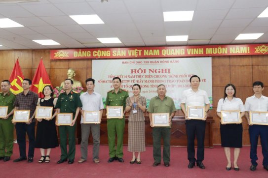 Quận Hồng Bàng: Gắn kết công tác xây dựng phong trào toàn dân bảo vệ an ninh Tổ quốc với các phong trào cách mạng, các nhiệm vụ phát triển kinh tế - xã hội