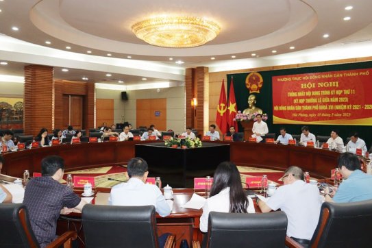 Thống nhất nội dung trình Kỳ họp thứ 11 (kỳ họp thường lệ giữa năm 2023) HĐND thành phố khóa XVI (nhiệm kỳ 2021 - 2026)