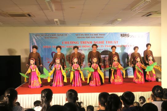 Chương trình nghệ thuật phục vụ Công nhân lao động Công ty TNHH KORG Việt Nam, KCN Hải Phòng - Nhật Bản