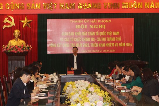 Khối MTTQ Việt Nam, các tổ chức chính trị - xã hội thành phố triển khai phương hướng, nhiệm vụ trọng tâm năm 2024