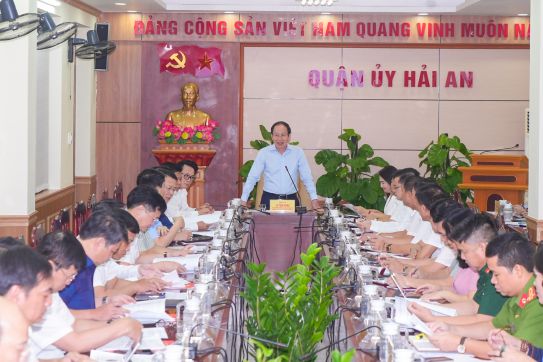 Bí thư Thành ủy Lê Tiến Châu: Quận Hải An phải tiếp tục là cực tăng trưởng của thành phố