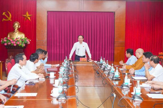 Bí thư Thành ủy gặp mặt Đoàn đại biểu thành phố dự Đại hội đại biểu toàn quốc MTTQ Việt Nam lần thứ X, nhiệm kỳ 2024 - 2029
