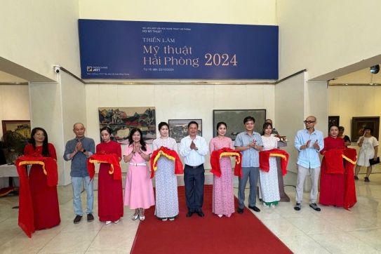 Khai mạc Triển lãm Mỹ thuật Hải Phòng 2024
