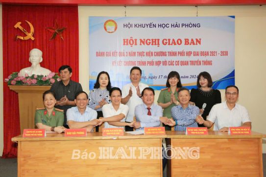 Hội Khuyến học Hải Phòng phối hợp đẩy mạnh công tác khuyến học, khuyến tài, xây dựng xã hội học tập