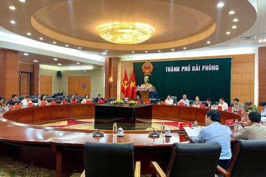 Chuẩn bị cho Lễ biểu dương học sinh, sinh viên xuất sắc tiêu biểu thành phố Hải Phòng năm 2024