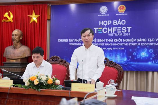 Họp báo thông tin về Ngày hội Khởi nghiệp sáng tạo Việt Nam (TECHFEST) năm 2024 tại thành phố Hải Phòng