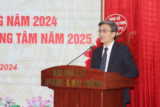 Đảng ủy Khu kinh tế Hải Phòng: Tổng kết công tác xây dựng Đảng năm 2024; triển khai phương hướng, nhiệm vụ, trọng tâm năm 2025