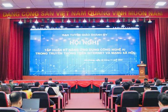 Tập huấn kỹ năng ứng dụng công nghệ AI trong truyền thông trên Internet và mạng xã hội
