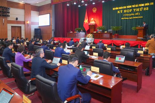 Thông qua 11 Nghị quyết tại Kỳ họp thứ 23 (Kỳ họp chuyên đề) HĐND thành phố khóa XVI, nhiệm kỳ 2021 - 2026