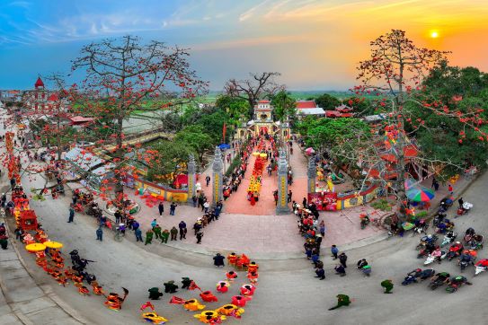 Lễ hội truyền thống Đền Mõ xã Ngũ Phúc, huyện Kiến Thụy diễn ra trong 03 ngày từ 11 đến 13/3/2025