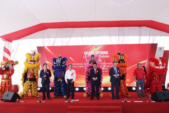 Khánh thành Nhà máy hàn đặc biệt Pourin tại Khu công nghiệp Nam Đình Vũ