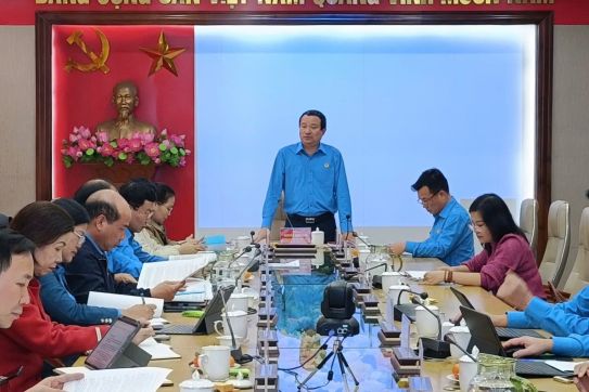 Năm 2025, Liên đoàn Lao động thành phố tập trung phát triển đoàn viên, tham gia xây dựng Đảng trong sạch, vững mạnh