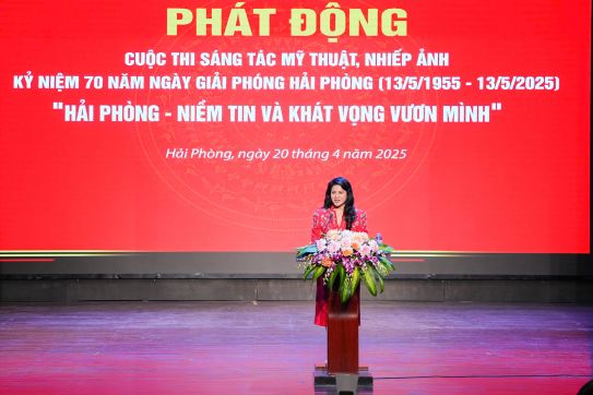 Phát động Cuộc thi Sáng tác mỹ thuật, nhiếp ảnh Kỷ niệm 70 năm Ngày giải phóng Hải Phòng (13/5/1955 - 13/5/2025)