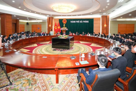 Lãnh đạo thành phố Hải Phòng tiếp Đoàn công tác Đại sứ quán Singapore và lãnh đạo trẻ Singapore