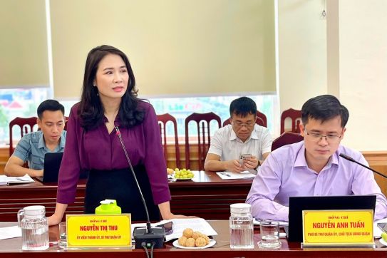 Đoàn Giám sát số 4 của Ban Thường vụ Thành ủy giám sát việc thực hiện nhiệm vụ trọng tâm năm 2025 tại Quận ủy Hải An