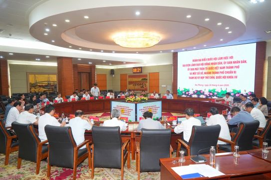 Đoàn Đại biểu Quốc hội thành phố làm việc với lãnh đạo HĐND, UBND, Ủy ban MTTQ Việt Nam và các Sở, ngành chuẩn bị Kỳ họp thứ 9, Quốc hội khóa XV