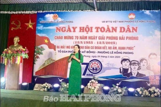 Từ ngày 3-5, các thôn, tổ dân phố tổ chức “Ngày hội toàn dân chào mừng 70 năm Ngày giải phóng Hải Phòng”
