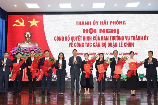 Quận Lê Chân hoàn thành và hoàn thành vượt mức 20/20 chỉ tiêu thành phố giao trong năm 2024