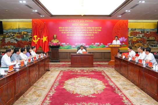 Hải Phòng khẳng định quyết tâm chính trị cao, xây dựng phương án nhân sự sau hợp nhất bảo đảm nguyên tắc, minh bạch và công tâm
