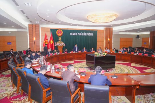 Đoàn công tác của Ủy ban Khoa học, Công nghệ và Môi trường - Quốc hội khóa 15 làm việc tại Hải Phòng về tình hình thực hiện các quy định của pháp luật trong lĩnh vực đường sắt