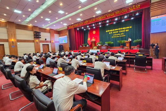 Thông qua 6 Nghị quyết tại Kỳ họp thứ 20 (kỳ họp chuyên đề) HĐND thành phố khóa XVI, nhiệm kỳ 2021 - 2026