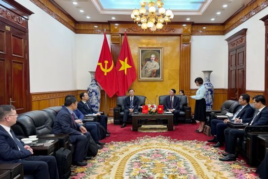 Đoàn công tác của thành phố Ninh Ba, Chiết Giang (Trung Quốc) thăm xã giao thành phố Hải Phòng