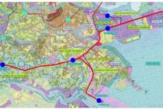 Tuyến đường sắt Lào Cai - Hà Nội - Hải Phòng - Quảng Ninh đi qua 10 địa phương