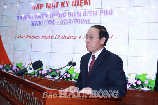 Phát biểu của đồng chí Lê Tiến Châu, Bí thư Thành ủy tại cuộc gặp mặt kỷ niệm 70 năm Chiến thắng lịch sử Điện Biên Phủ