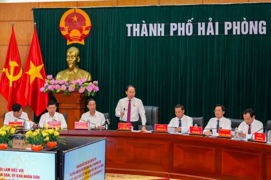 Ký kết Quy chế phối hợp giữa Đoàn đại biểu Quốc hội Hải Phòng, Thường trực HĐND, UBND, Ban Thường trực Uỷ ban MTTQVN thành phố