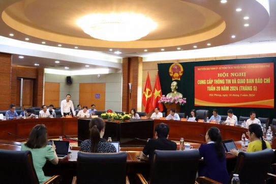 Hội nghị cung cấp Thông tin và giao ban báo chí tuần 20 năm 2024