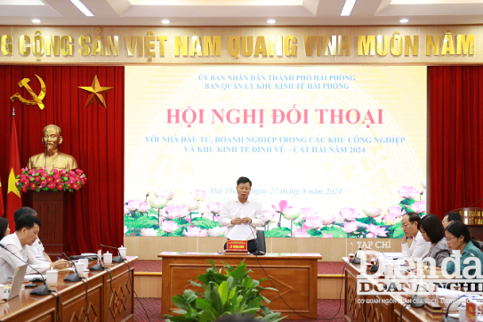 Hải Phòng: Tháo gỡ khó khăn cho doanh nghiệp trong khu công nghiệp