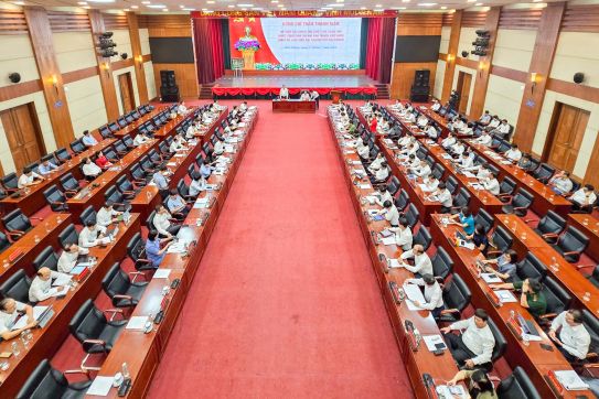 Chủ tịch Quốc hội Trần Thanh Mẫn làm việc với Ban Chấp hành Đảng bộ thành phố Hải Phòng