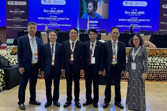 Đoàn công tác của thành phố tham dự Kỳ họp thứ 46 của Ủy ban Di sản thế giới tại New Delhi, Ấn Độ