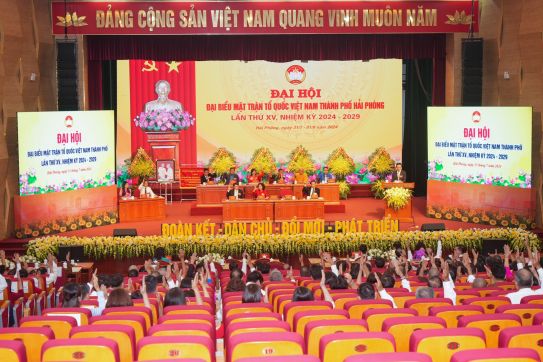 Khai mạc Phiên thứ nhất Đại hội Đại biểu Mặt trận Tổ quốc Việt Nam thành phố lần thứ XV, nhiệm kỳ 2024-2029