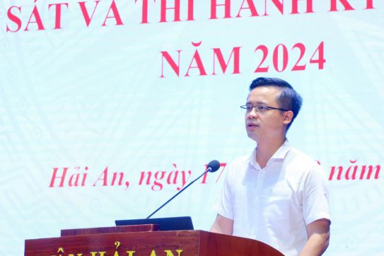 Quận ủy Hải An tập huấn nghiệp vụ công tác kiểm tra giám sát và thi hành kỷ luật Đảng năm 2024