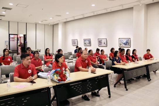 Sôi nổi Ngày hội hiến máu tình nguyện cán bộ, hội viên, tình nguyện viên Chữ thập đỏ lần thứ nhất năm 2024