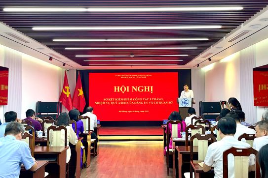 Sở Khoa học và Công nghệ phấn đấu hoàn thành các nhiệm vụ trọng tâm những tháng cuối năm 2024