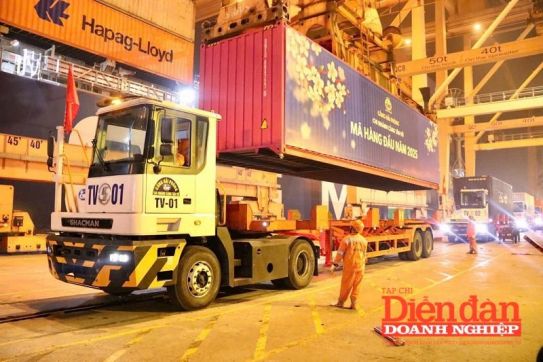 Hai Phong Port welcomes first cargo of the new year 2025