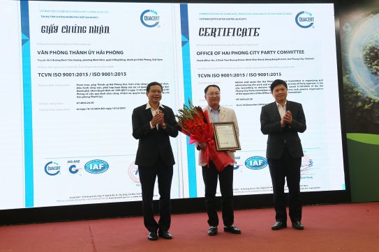 Hai Phong is the first locality in the country to pilot the synchronous application of TCVN ISO 18091:2020 Standard at the district level.