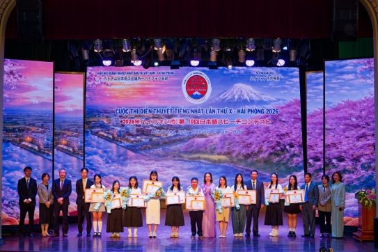 Hai Phong Hosts the 10th Japanese Speech Contest