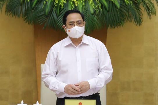 Thủ tướng Phạm Minh Chính chủ trì phiên họp Chính phủ thường kỳ tháng 42021